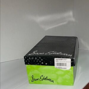 Sam Edelman Black and Green Shoe Box